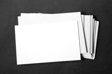 yığında boş kartvizit