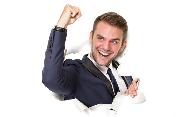 Happy successful Businessman — Stock Photo, Image