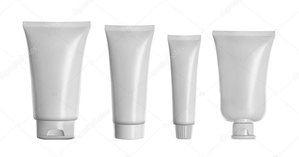 White Product for Cream or gel Cosmetic. mockup