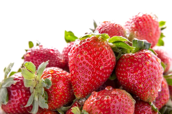 Fresh strawberries from garden — Stock Photo, Image