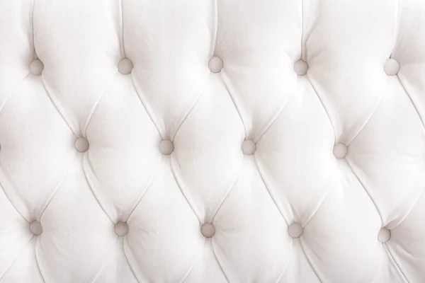 Vintage white padding cushion texture — стоковое фото