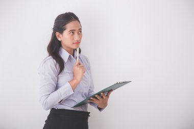 Sekreter düşünme holding Pano