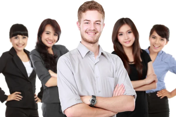 Gruppe junger asiatischer Geschäftsleute — Stockfoto