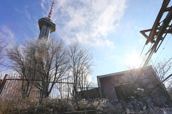 Pozůstatky Výtahu Knyazhevski Telekomunikační Věže Kopitoto Pohoří Vitosha Nad Sofií — Stock fotografie