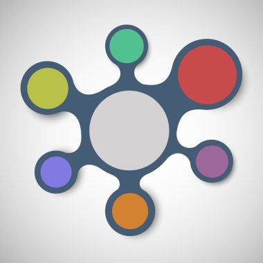 Arka plan ile entegre metaballs