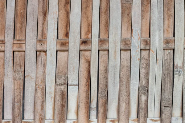 Close-up van bamboe hek achtergrond — Stockfoto