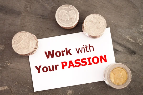 Work with your passion motivational quote