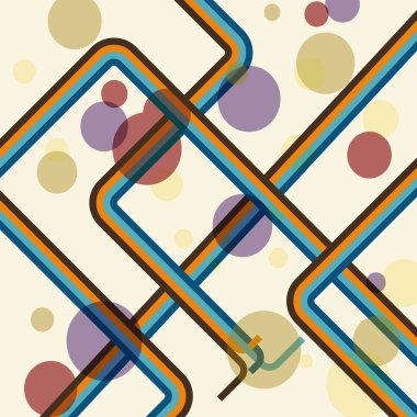 Adstract renkli çizgi retro arka plan