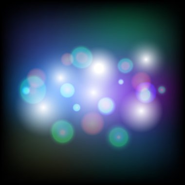 Bokeh efektli renkli soyut arkaplan