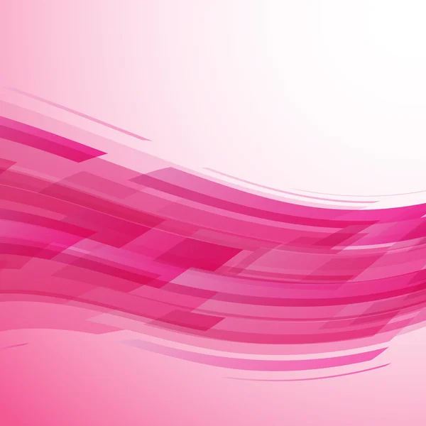 Abstrato rosa onda tecnologia de fundo — Vetor de Stock