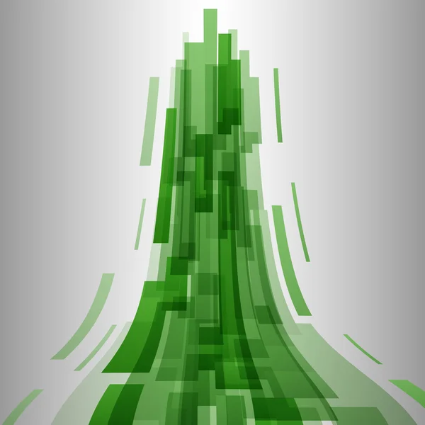 緑の抽象要素技術の背景 — ストックベクタ