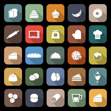 Fırın düz kutsal kişilerin resmi ile uzun gölge