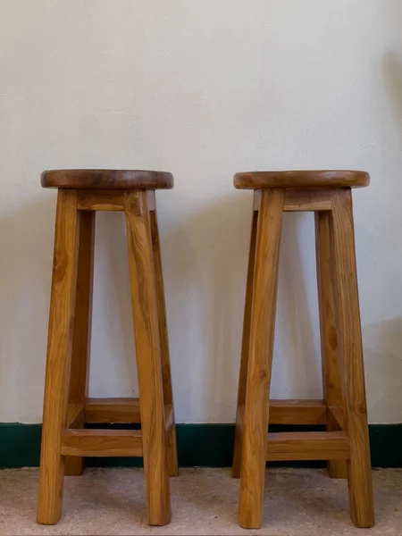 Wooden Chair White Background Stock Photo — Stock Photo, Image