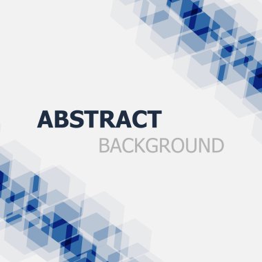 Soyut koyu mavi altıgen arkaplan, stok vektörü