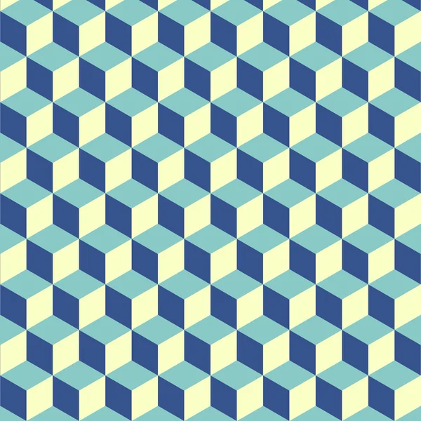 抽象的な等尺性キューブ パターン背景 — ストックベクタ