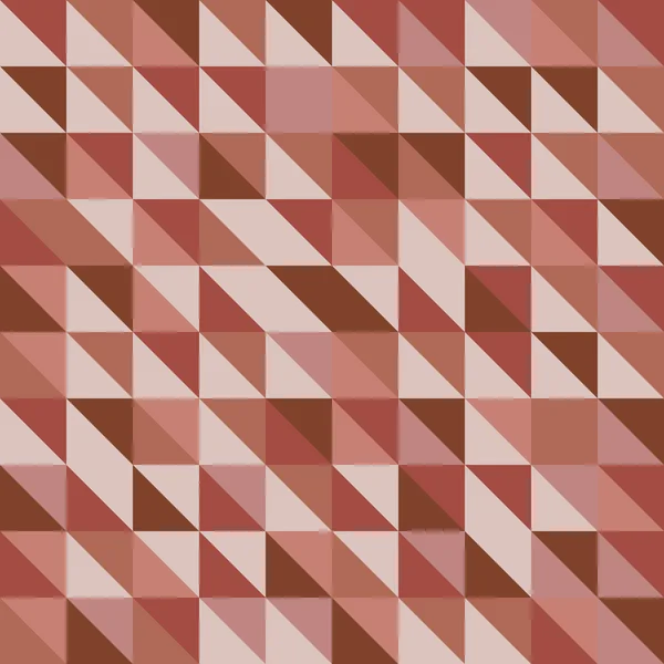 Modèle triangle rétro avec fond rouge — Image vectorielle