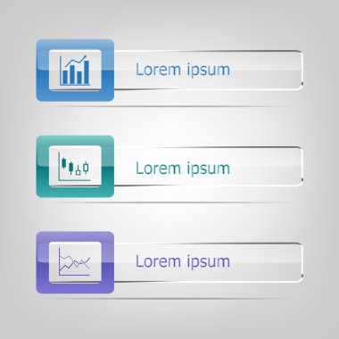Vektör afiş Infographic kümesi