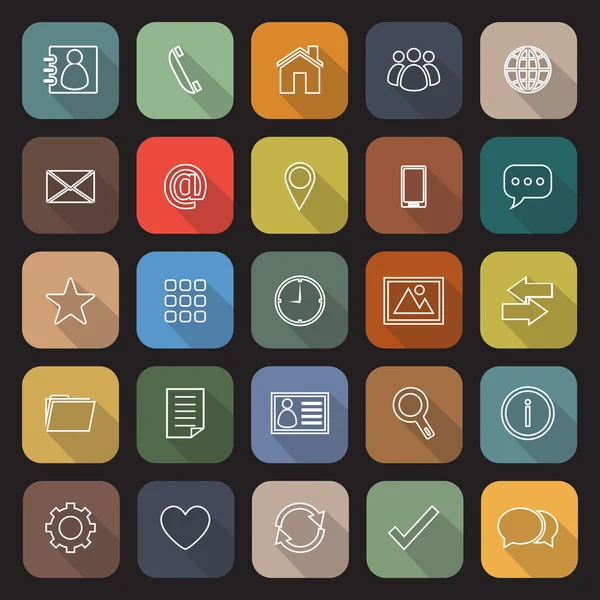 Çizgi düz kutsal kişilerin resmi uzun gölge ile ulaşın