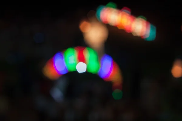 Soyut bulanık ışıklar Loy Krathong Festivali — Stok fotoğraf