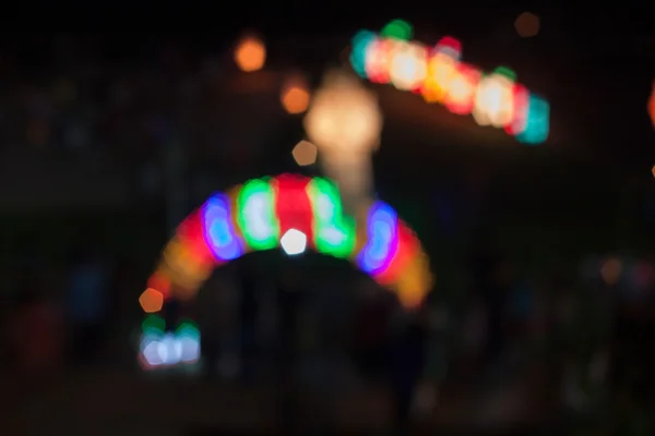 Soyut bulanık ışıklar Loy Krathong Festivali — Stok fotoğraf