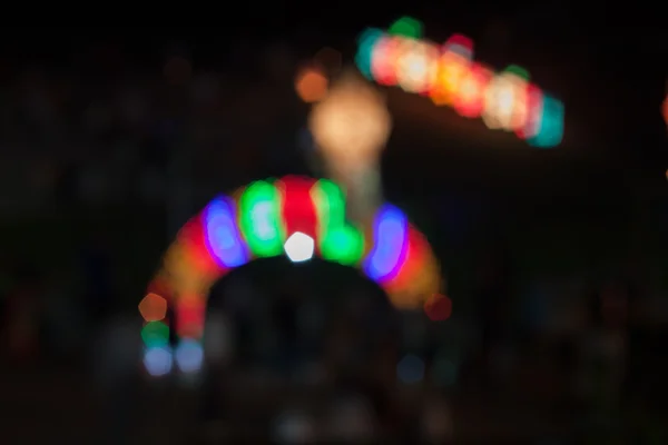 Soyut bulanık ışıklar Loy Krathong Festivali — Stok fotoğraf