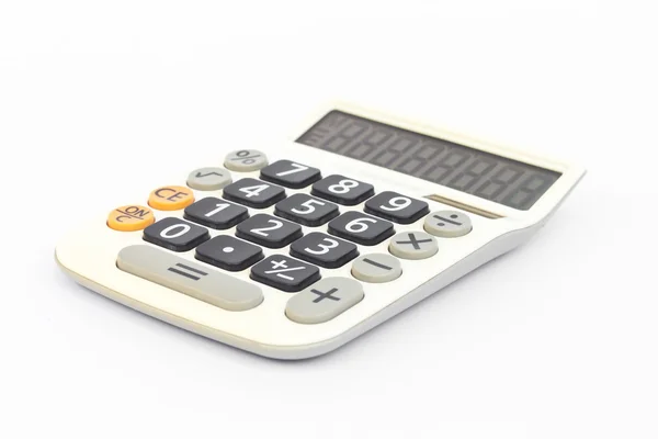Kalkulator izolowany na białym tle — Zdjęcie stockowe