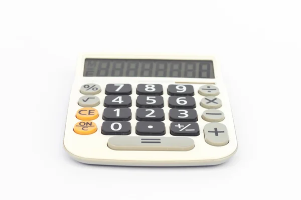 Calculator isolerad på vit bakgrund — Stockfoto