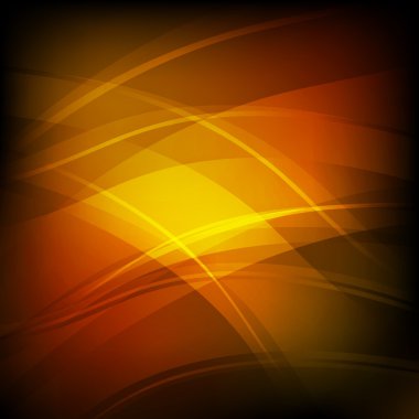 Turuncu çizgi dalga ile arka plan