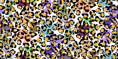 Kusursuz orman leoparı derisi deseni