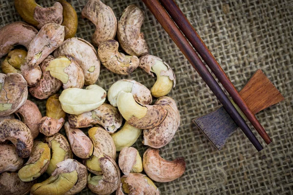 Closeup of cashews nut — Stock Photo, Image