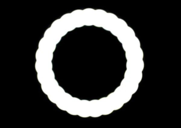 Aus dem Fokus Kreis LED-Licht — Stockfoto