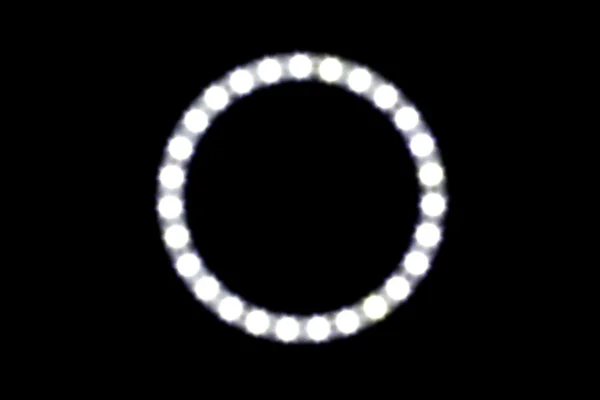 フォーカス円の led ライト — ストック写真