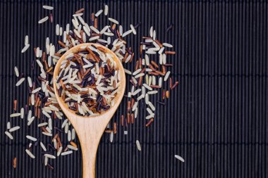 çiğ pirinç yakın çekim