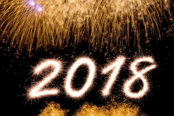 Gelukkig Nieuwjaar 2018 — Stockfoto
