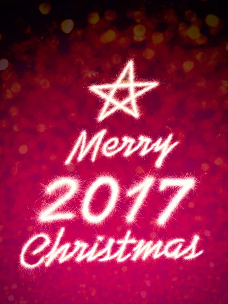 Merry christmas Sparkle vuurwerk — Stockfoto