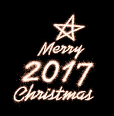 Neşeli Noel ışıltı havai fişek