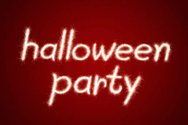 Halloween party word — Zdjęcie stockowe