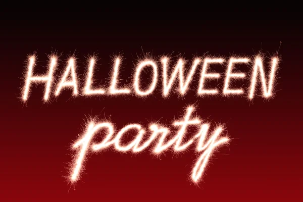 Halloween party word — Stock Photo, Image