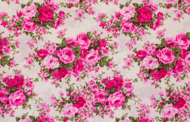 Retro çiçek Tekstil