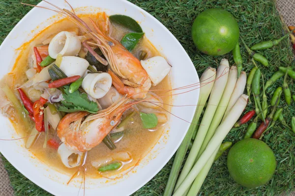 Comida tailandesa (Tom yum goong ) — Foto de Stock