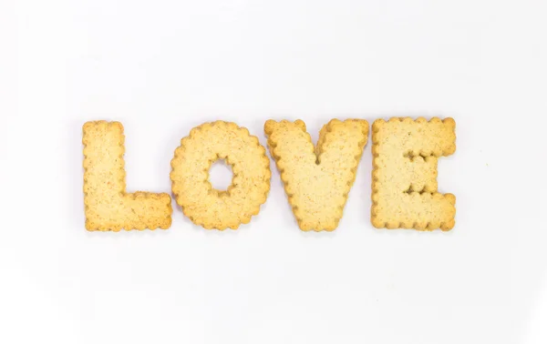 Letras cookies — Fotografia de Stock