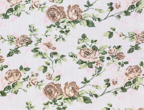 Retro Floral Textile — Stock Photo, Image