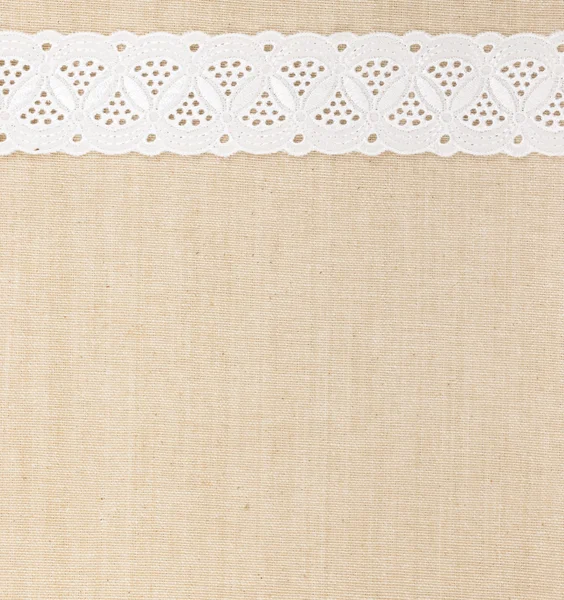 Fabric with Lace — Stock Photo, Image