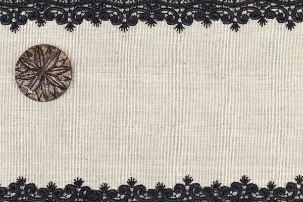 Tissu bordure textile — Photo