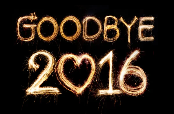 さよなら 2016 — ストック写真