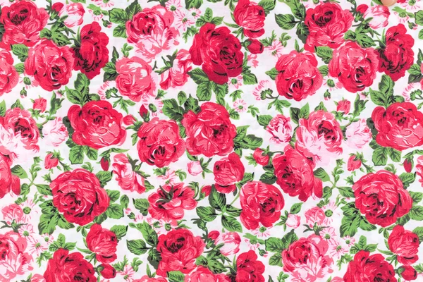 Seamless floral fabric — Stock Photo, Image