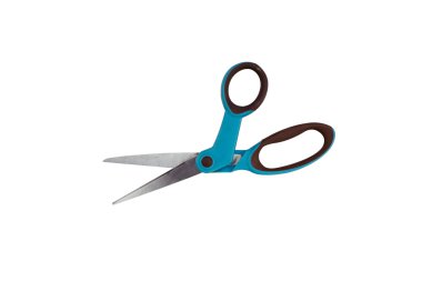 Üzerinde izole makas