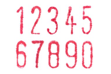 Kırmızı daktilo numarası