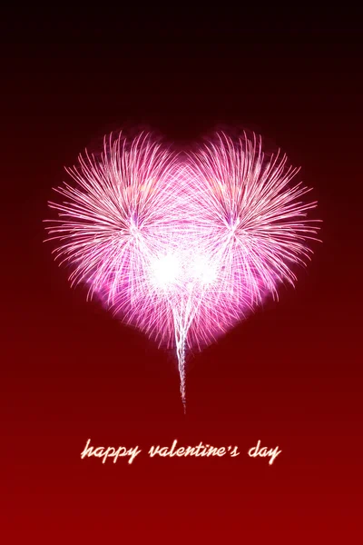 Firecracker blask valentine — Zdjęcie stockowe