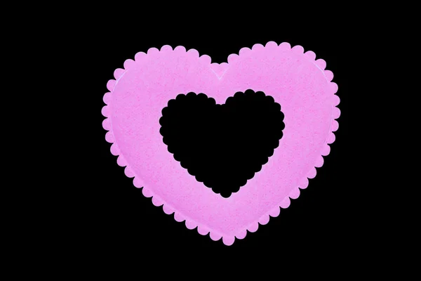 Pink Love heart — Stock Photo, Image